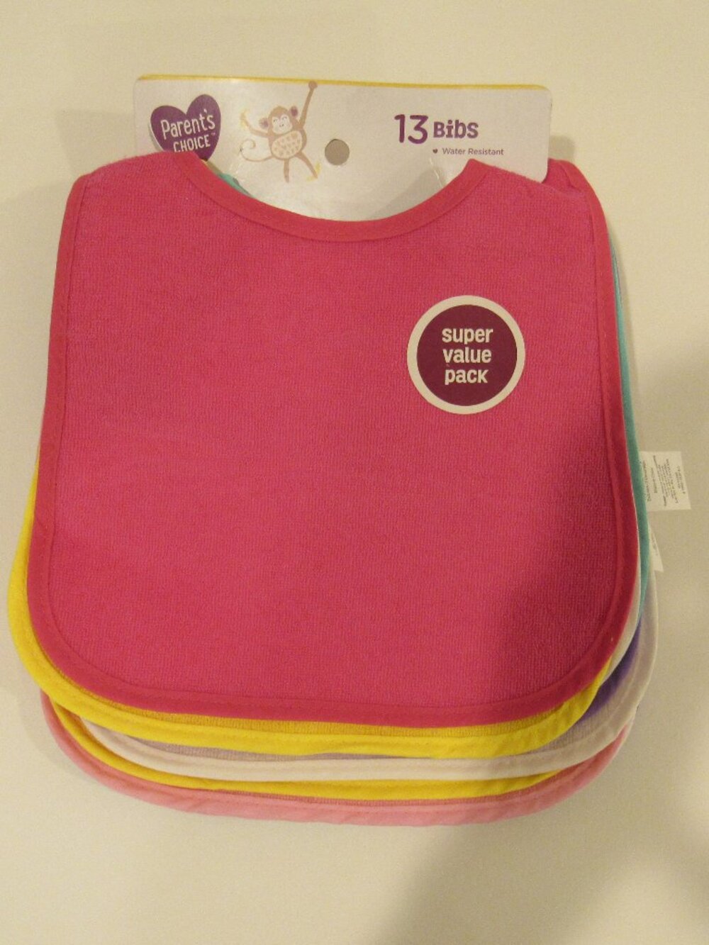 NEW SET OF 13 LARGE PARENT'S CHOICE BIBS